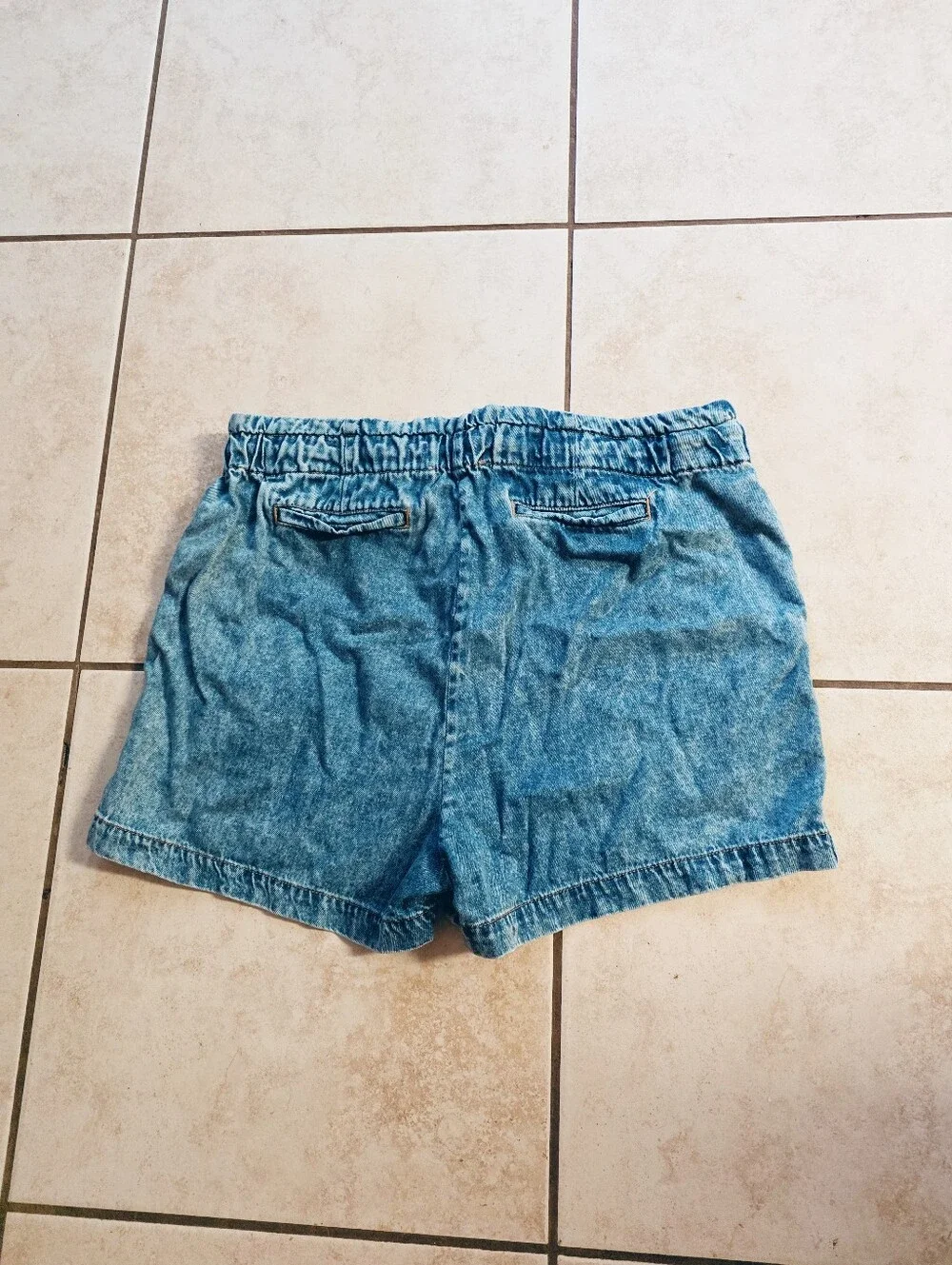 Anthropologie CURRENT ELLIOTT Denim Pull On Shorts - Picture 5 of 7